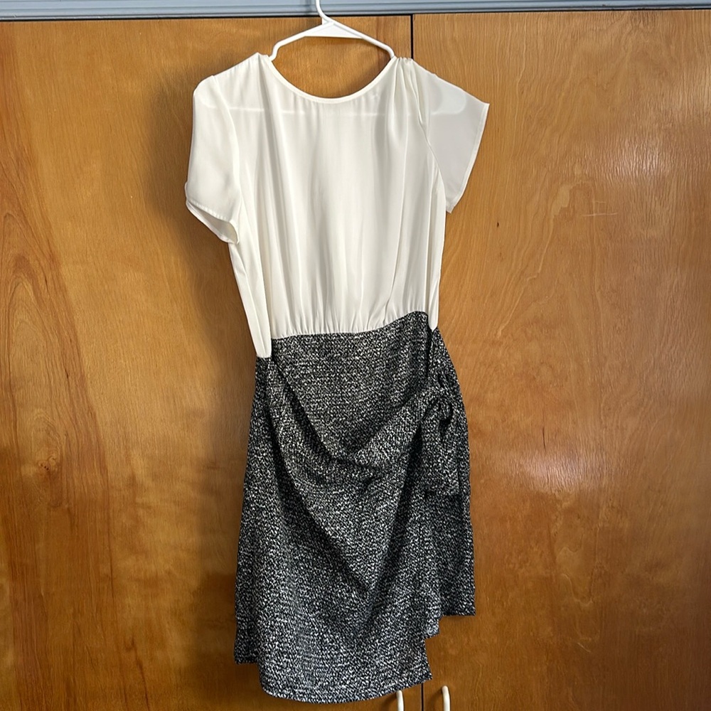 Never worn, Express dress, black & white, size medium